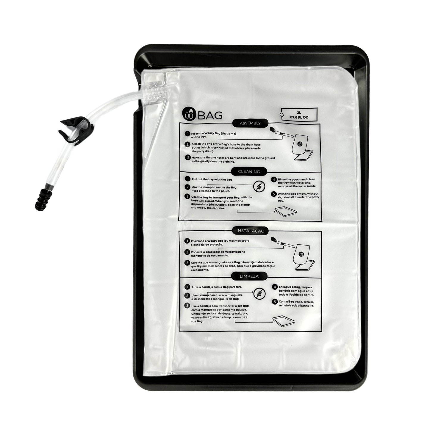 Image of the Weasy Bag and the and Tray