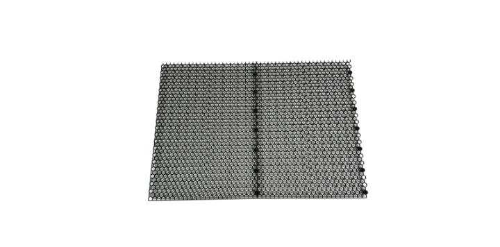 Image of the modules of the elevated mat